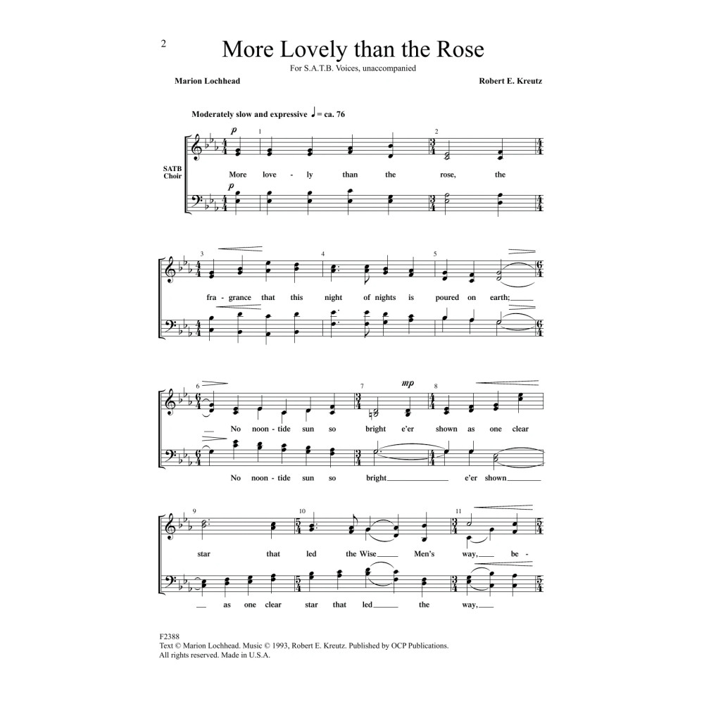 More Lovely than the Rose