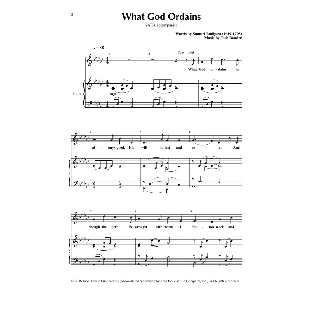 What God Ordains