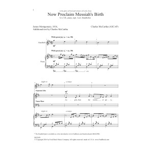 Now Proclaim Messiah's Birth