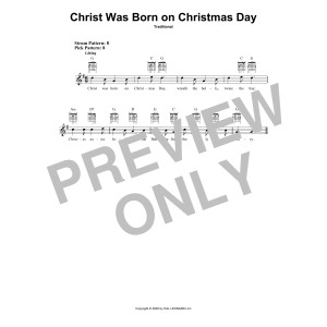 Christ Was Born On Christmas Day