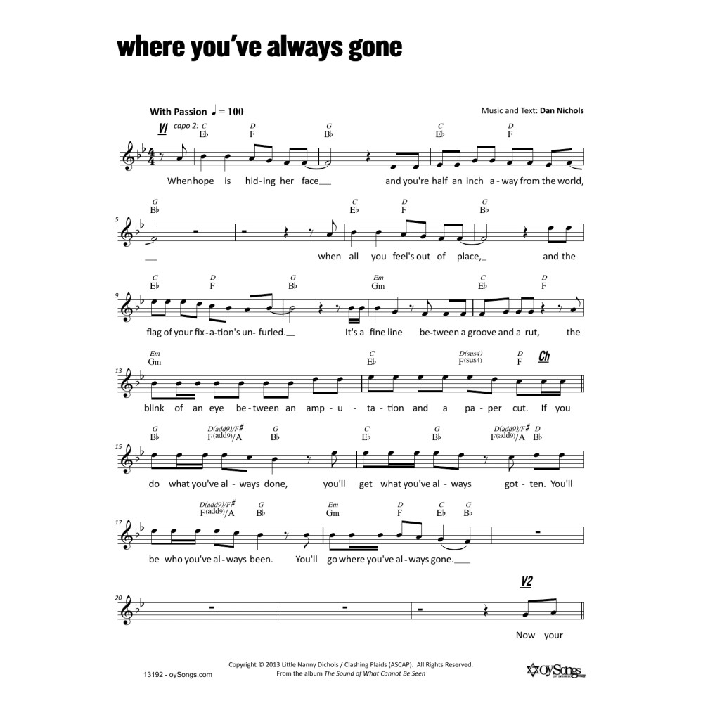 Where You've Always Gone