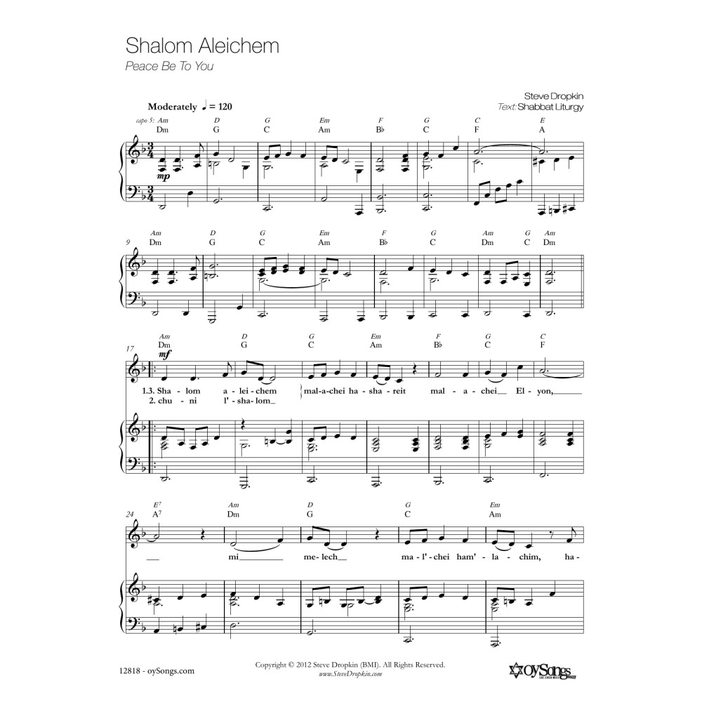Shalom Aleichem