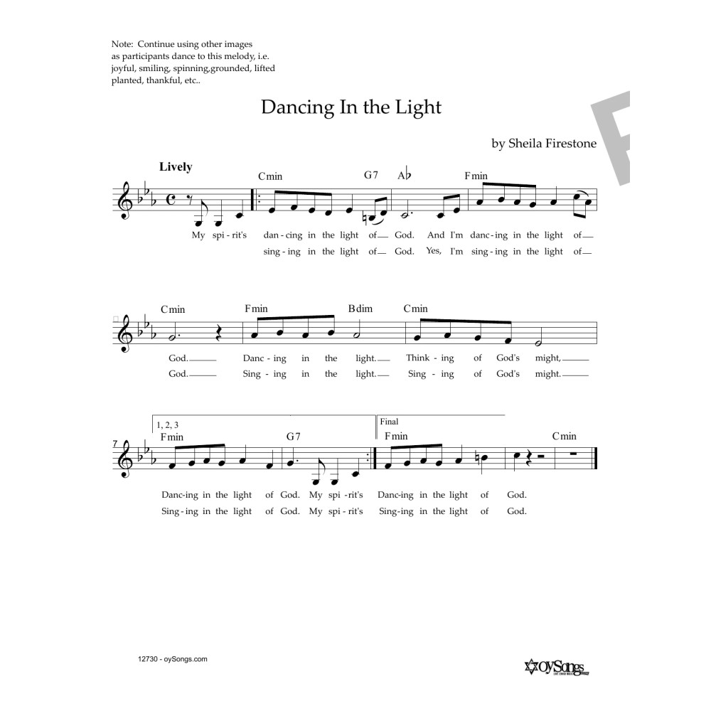 Dancing In The Light