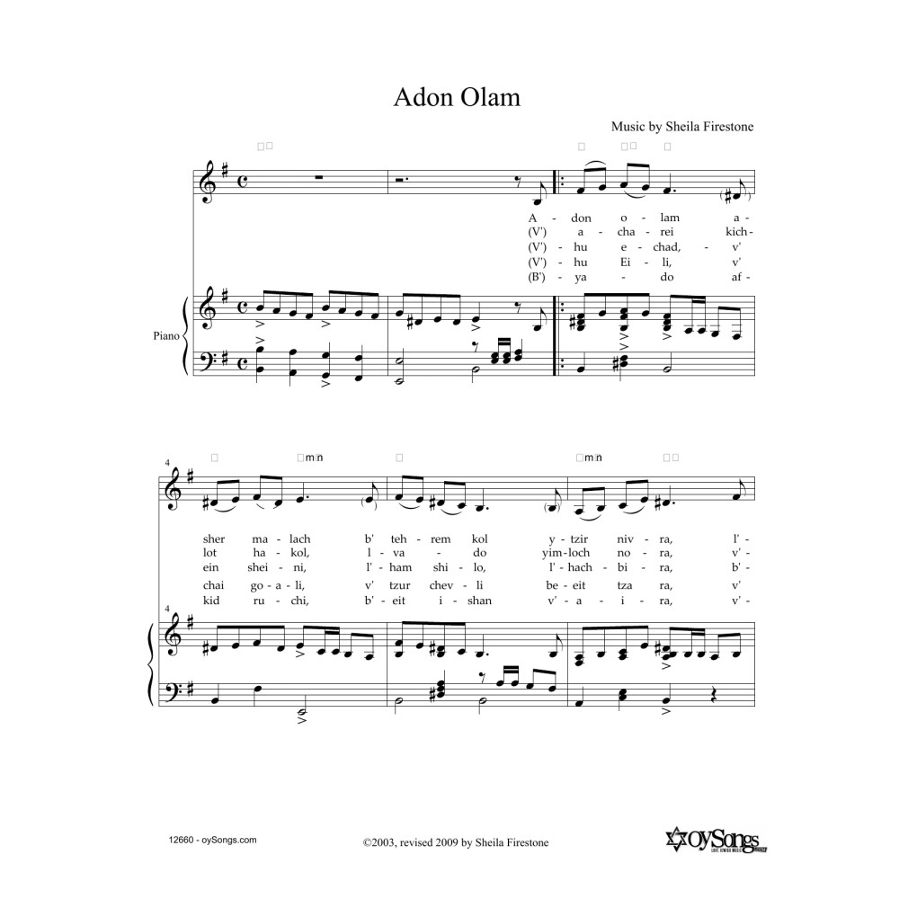 Adon Olam