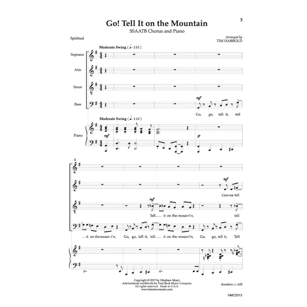 Go! Tell It on the Mountain