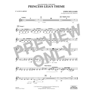 Princess Leia's Theme - Eb Alto Clarinet