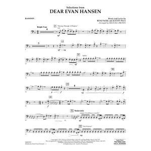 Selections from Dear Evan Hansen - Bassoon