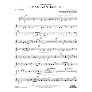 Selections from Dear Evan Hansen - Bb Clarinet 3