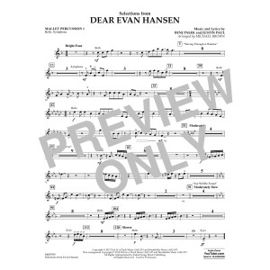 Selections from Dear Evan Hansen - Mallet Percussion 1