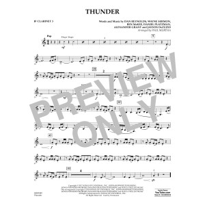 Thunder - Bb Clarinet 3