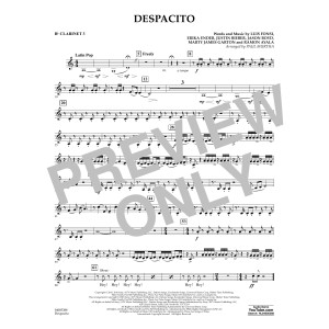 Despacito (arr. Paul Murtha) - Bb Clarinet 3