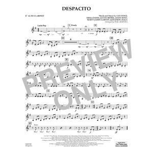Despacito (arr. Paul Murtha) - Eb Alto Clarinet