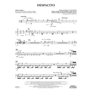 Despacito (arr. Paul Murtha) - Percussion 2