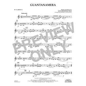 Guantanamera - Bb Clarinet 2