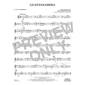 Guantanamera - Eb Alto Saxophone 2