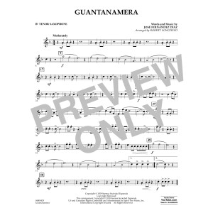 Guantanamera - Bb Tenor Saxophone