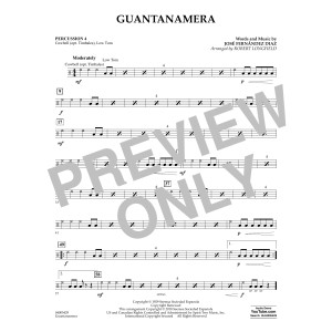 Guantanamera - Percussion 4