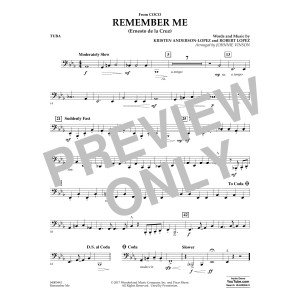 Remember Me (from Coco) (arr. Johnnie Vinson) - Tuba