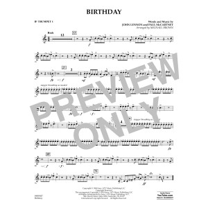 Birthday - Bb Trumpet 1