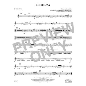 Birthday - Bb Trumpet 2