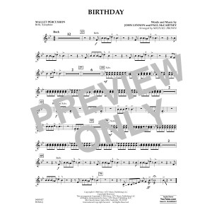 Birthday - Mallet Percussion