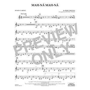 Mah-ná Mah-ná - Bb Bass Clarinet
