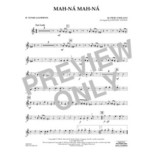 Mah-ná Mah-ná - Bb Tenor Saxophone