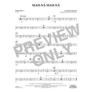 Mah-ná Mah-ná - Percussion 3