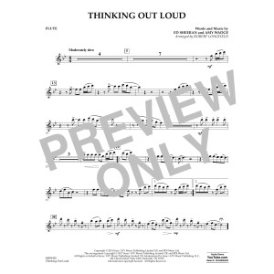 Thinking Out Loud - Flute