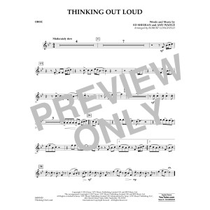 Thinking Out Loud - Oboe