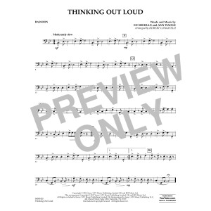 Thinking Out Loud - Bassoon
