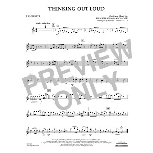 Thinking Out Loud - Bb Clarinet 1