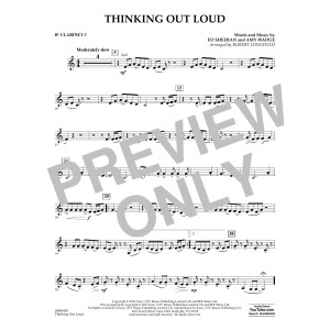 Thinking Out Loud - Bb Clarinet 3