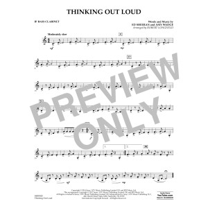 Thinking Out Loud - Bb Bass Clarinet