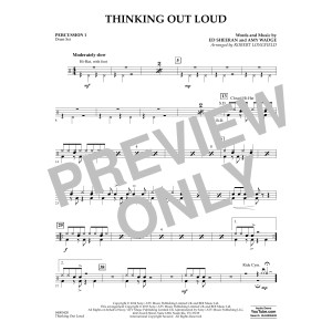 Thinking Out Loud - Percussion 1