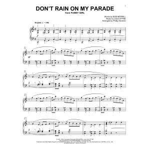 Don't Rain On My Parade (arr. Phillip Keveren)