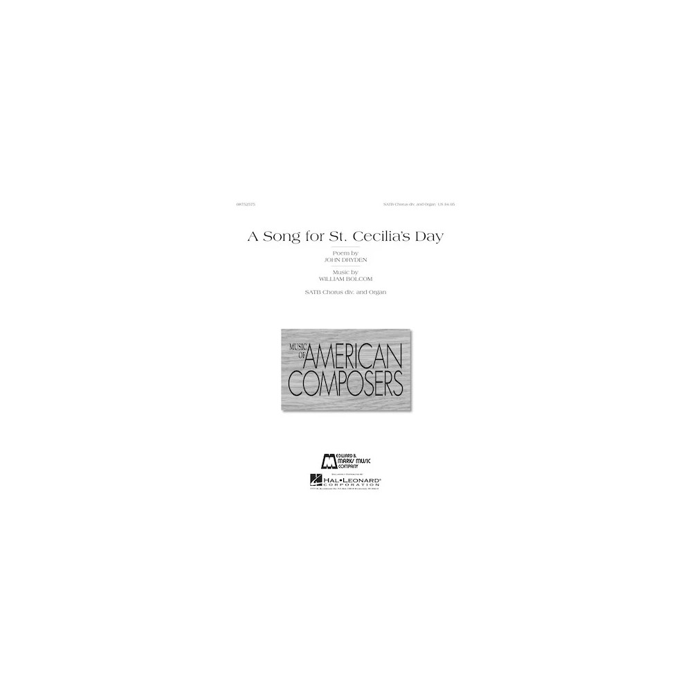 A Song For St. Cecilia's Day