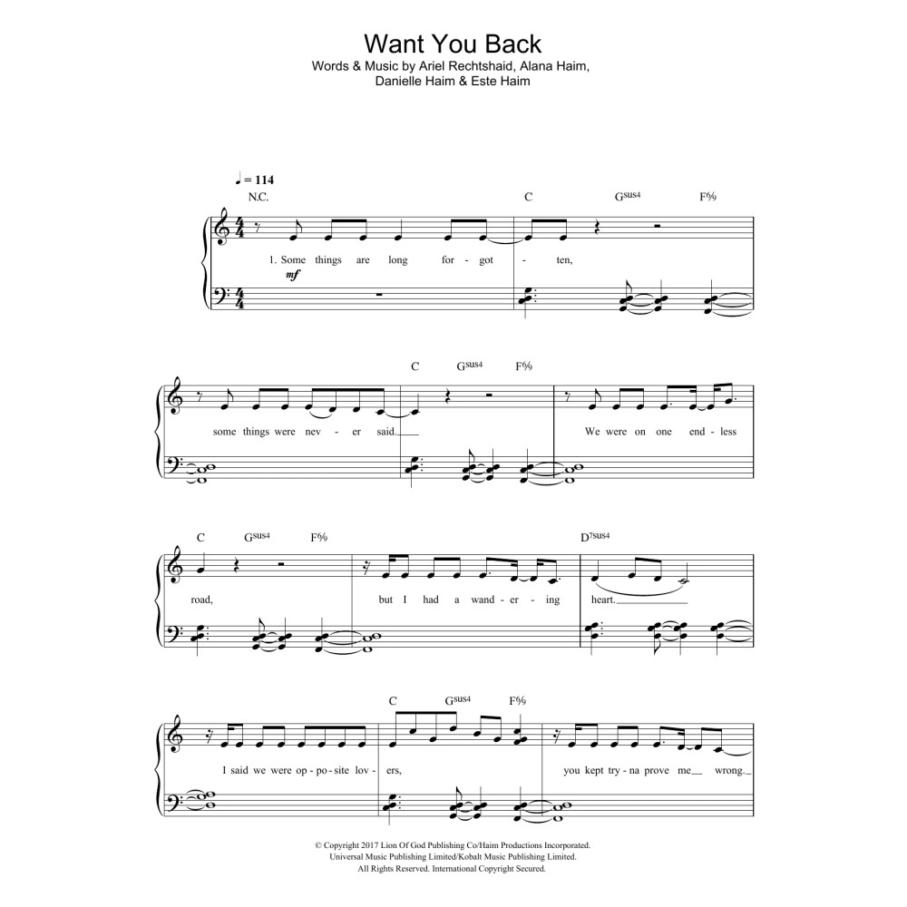Want You Back