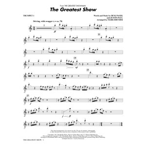 The Greatest Show (arr. Mark Brymer) - Trumpet 1