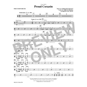Proud Corazon (from Coco) (arr. Mac Huff) - Percussion