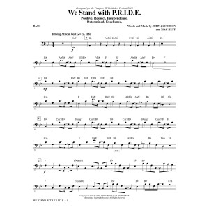We Stand With P.R.I.D.E. - Bass