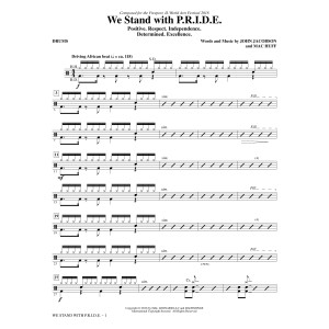 We Stand With P.R.I.D.E. - Drums