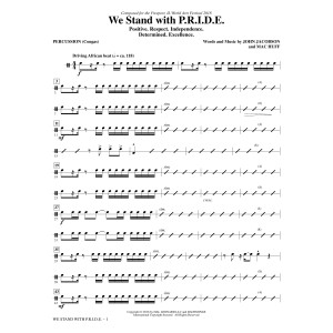 We Stand With P.R.I.D.E. - Percussion (Congas)