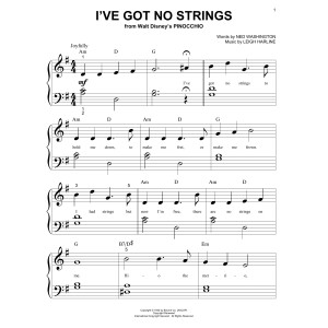 I've Got No Strings (from Pinocchio)