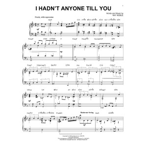 I Hadn't Anyone Till You [Jazz version] (arr. Brent Edstrom)