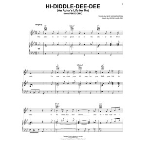 Hi-Diddle-Dee-Dee (An Actor's Life For Me) (from Pinocchio)