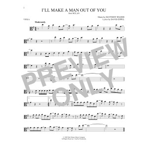 I'll Make A Man Out Of You (from Mulan)