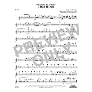 This Is Me (from The Greatest Showman) - Flute