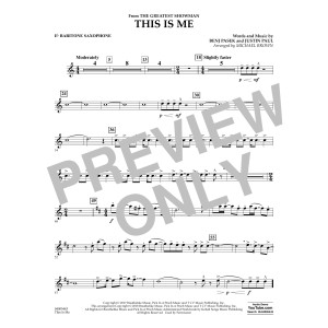 This Is Me (from The Greatest Showman) (arr. Michael Brown) - Eb Baritone Saxophone