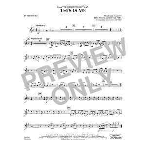 This Is Me (from The Greatest Showman) - Bb Trumpet 2